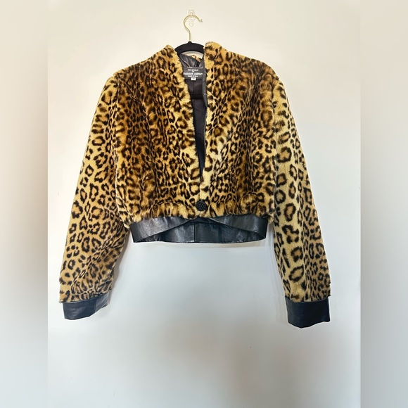 Eva Makray for fashion impact animal print crop jacket M - Picture 1 of 10
